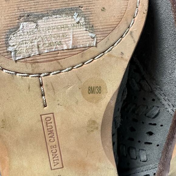 Vince Camuto Gray Suede Ankle Booties - Picture 7 of 7